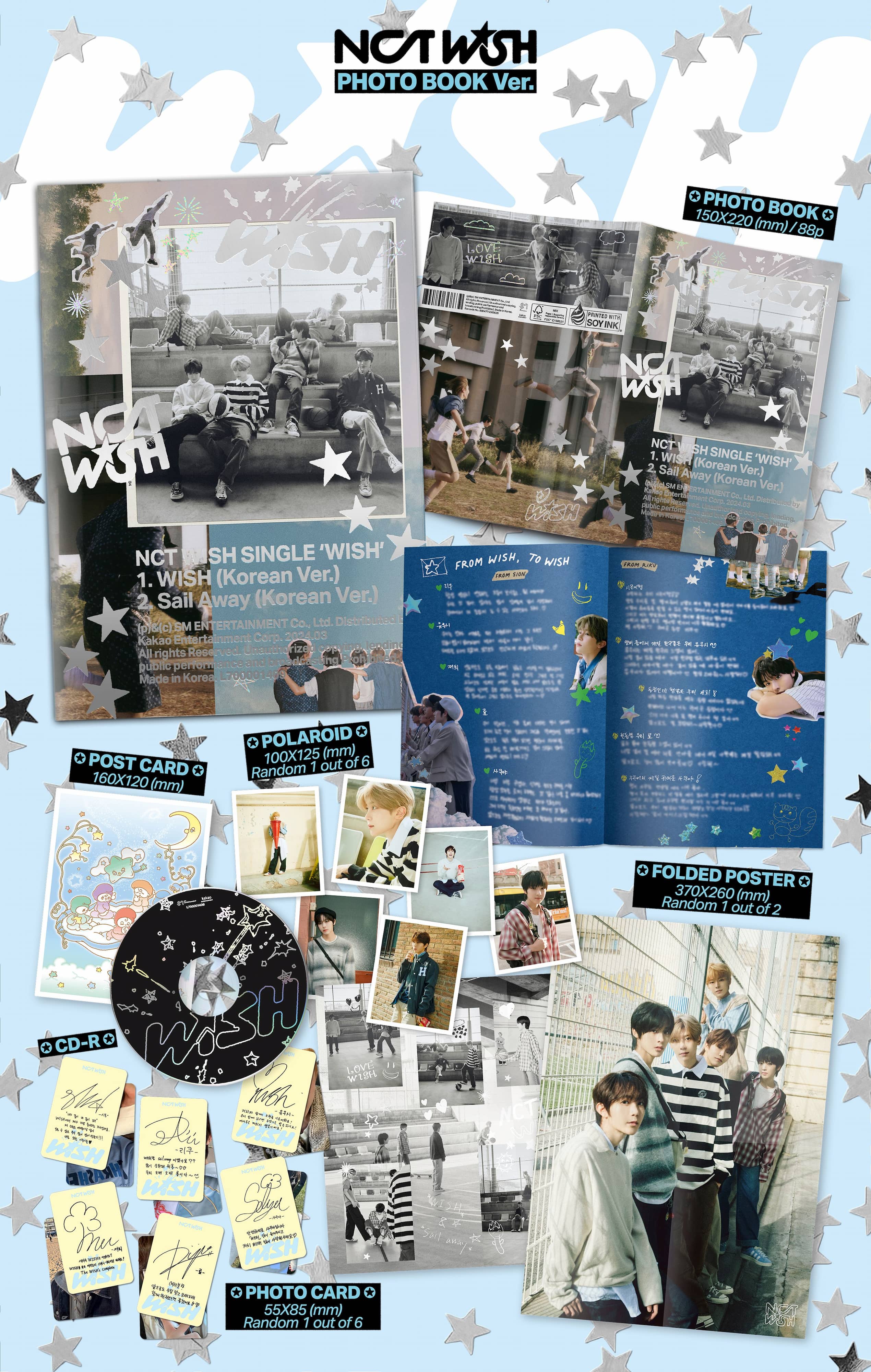 NCT WISH Single [WISH] (Photobook Ver.) | Makestar